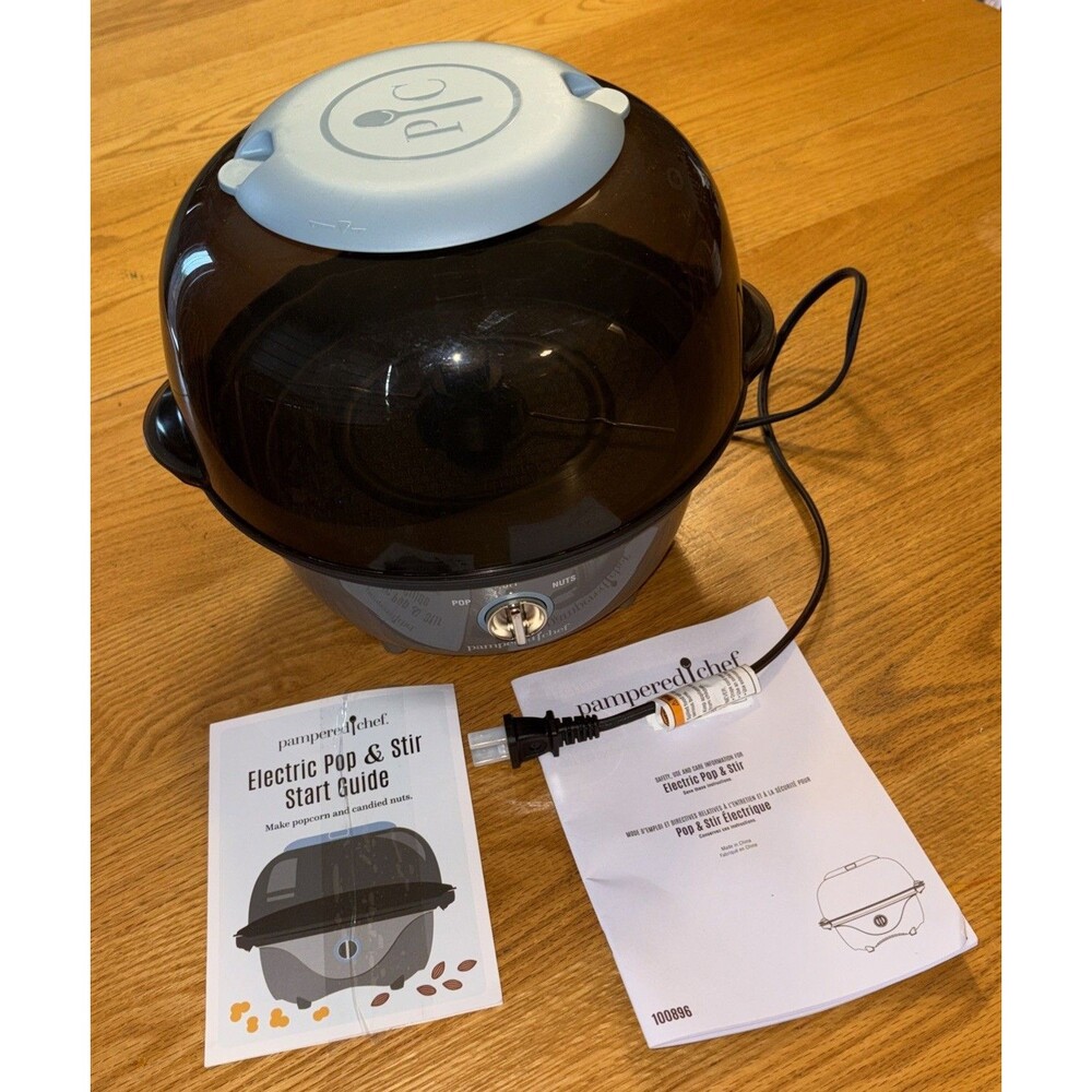 Pampered Chef Electric Pop & Stir New in open box never used.